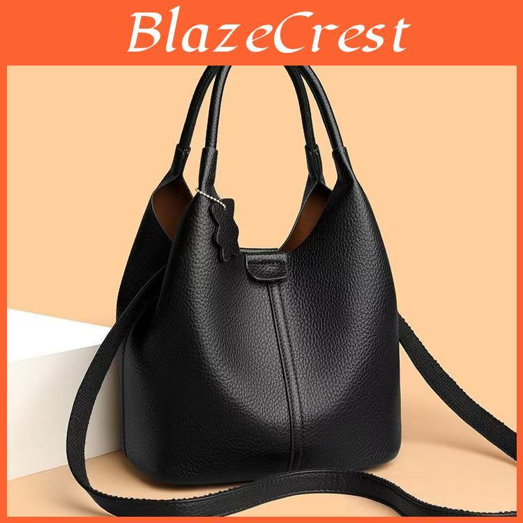 2025 Large Versatile Womens Handbag Capacity Soft Leather Shoulder Crossbody Bag