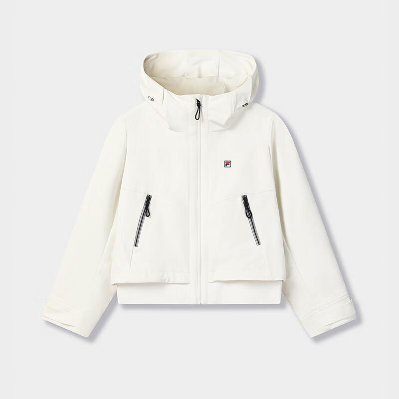 FILA Women s 2026 Spring Loose Hooded Short Woven Jacket XL