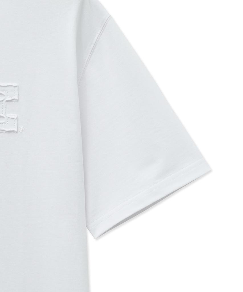 YALE 1701 Logo Applique Short Sleeve_White