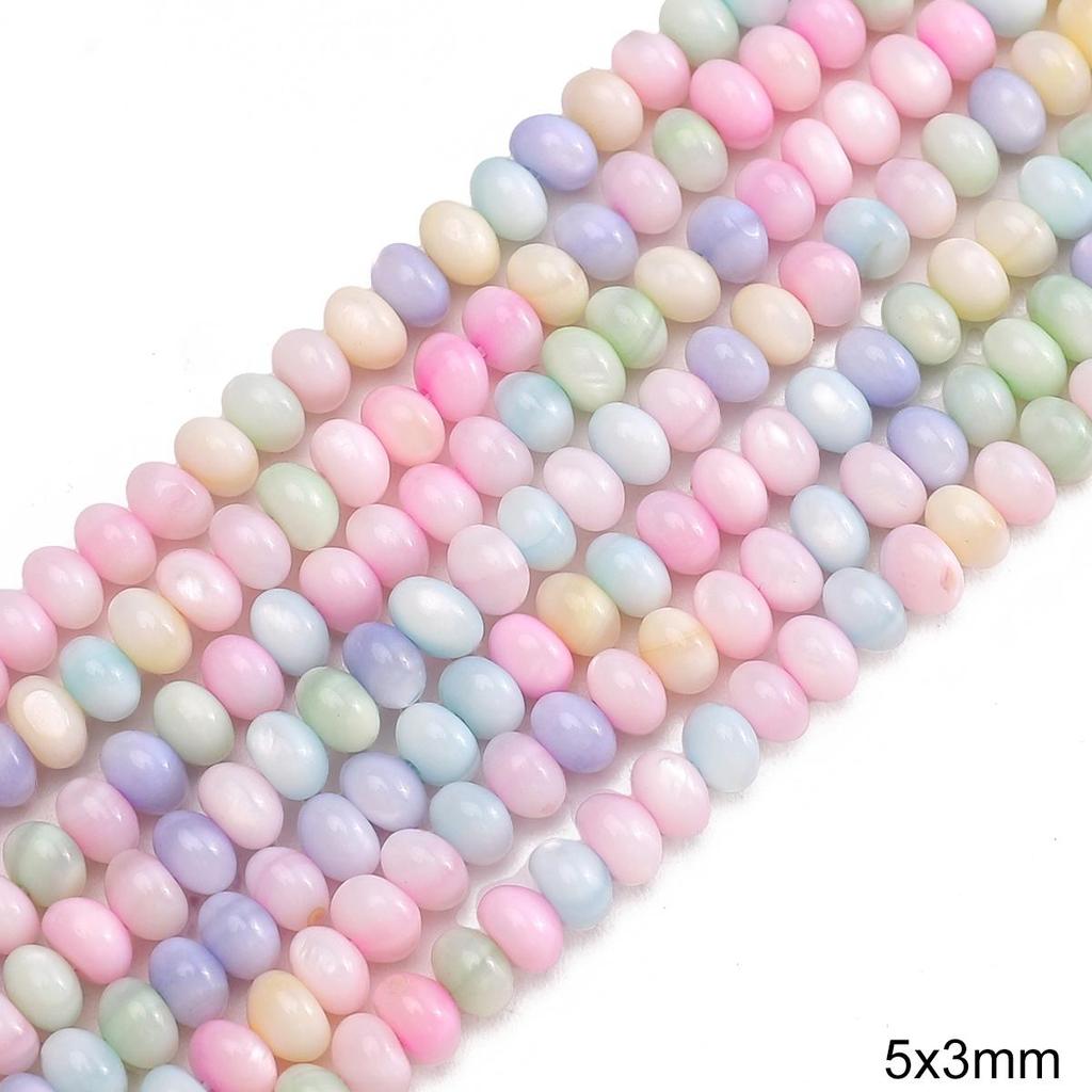 Natural Seashell Moon Round Star Beads For DIY Necklace Bracelet Earrings Jewelry Making