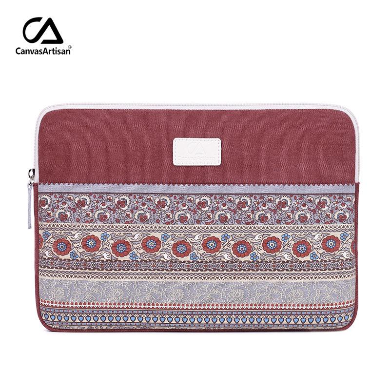 

Canvasartisan MacBook Sleeve for 13 , 14 , and 15 Laptops 13-inch вина червоного кольору