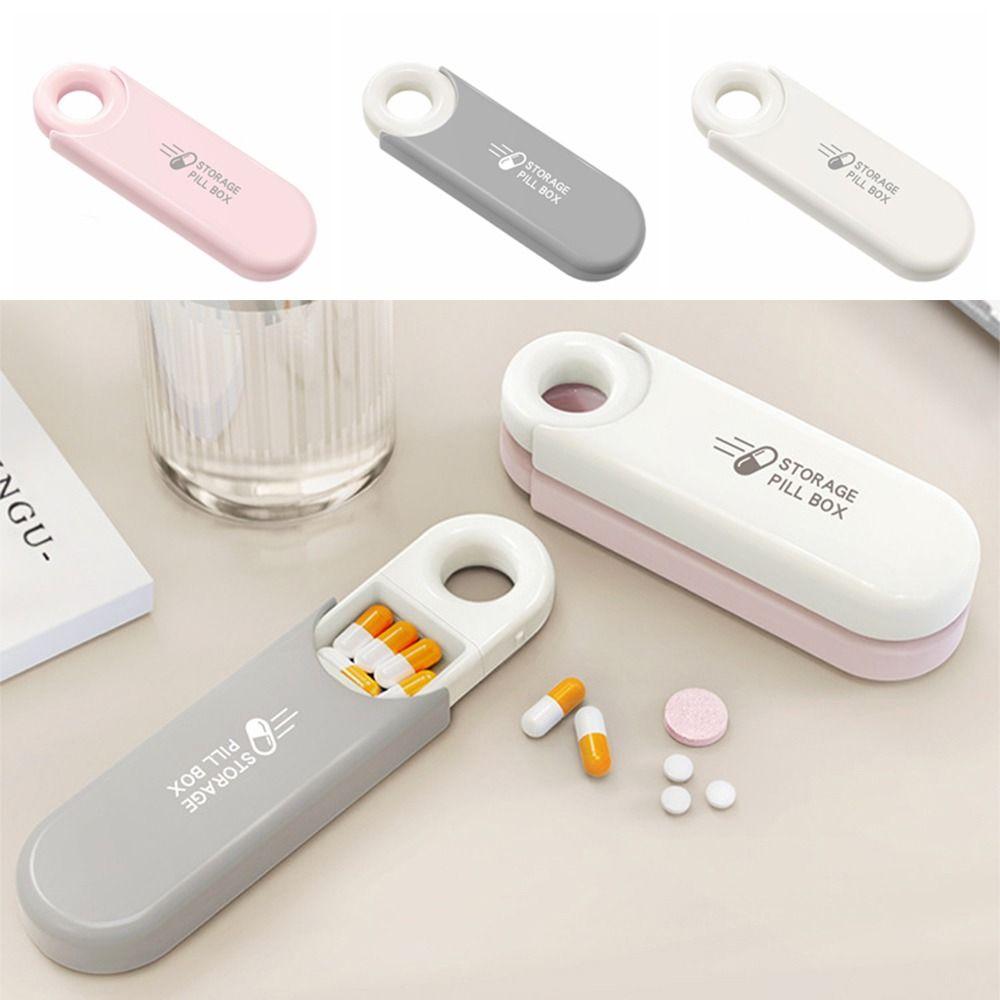 3 Compartment Daily Pill Organizer Portable Pill Storage Box Pocket Pill Case  Essential for Travel