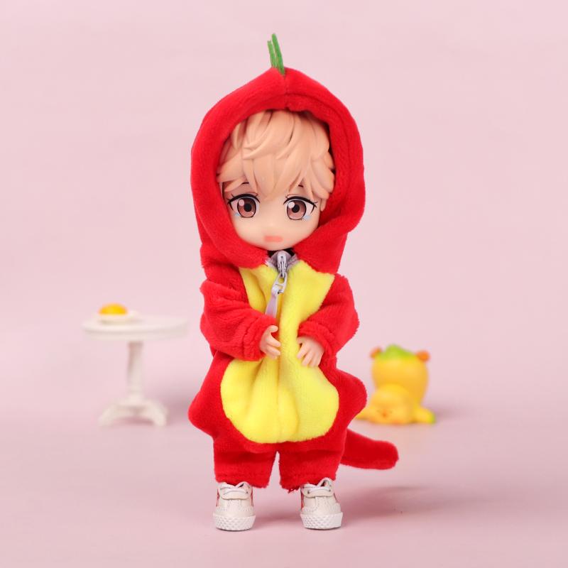 Boneca OB11 Dinosaurus Animal Monstro Pop Roupas Para Ob11 Obitsu 11 Molly Gsc 1/12 Bjd Boneca Acessórios Roupas Roupas Bjd