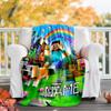 Customizable Minecraft Throw Blanket – Personalized Name, All-Season Cozy Snug Blanket, Machine Washable, Personalized Blanket
