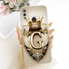 For Huawei Y9 2019 Case Cover Luxury A-Z Letters Fashion Crown 2D Painted Silicone Casing For Huawei JKM-LX1 JKM-LX2 JKM-LX3