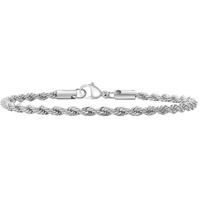 Catena Originale Cuban Hip-Hop Twist da Uomo: Bracciale Trendy in Acciaio al Titanio, Gioiello per Mano Non Sbiadisce