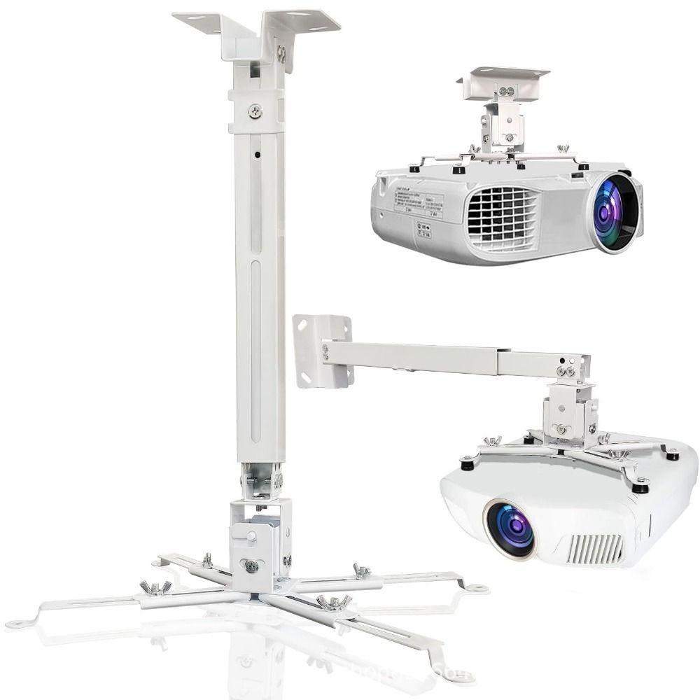 Retractable Projector Bracket  Hanger with Extendable Arms Projector Stand  Office Use
