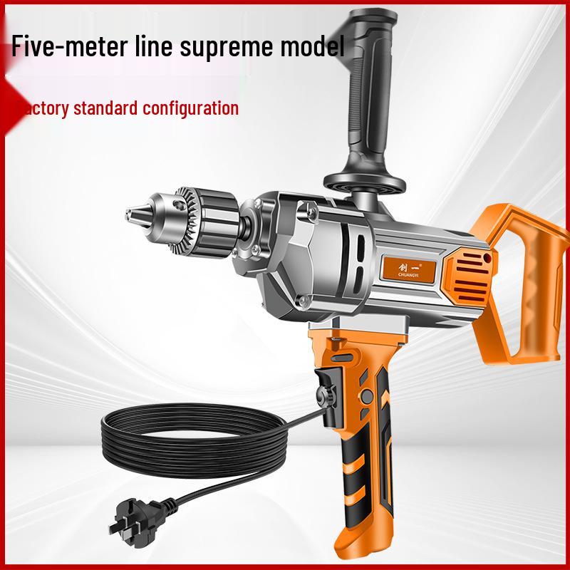 CHUANGYI High-Power Drill & Mixer for Paint, Putty, Concrete, and Coatings