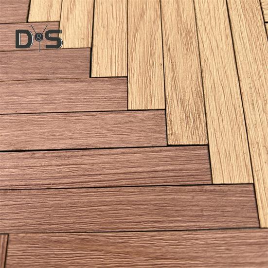 40 ks Miniaturní podlaha pro domeček pro panenky s přírodní texturou Miniaturní DIY podlahová sada Kreativní miniaturní doplňky pro domeček pro panenky