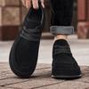 Winter Men Shoes Quality Suede Leather Casual Shoes Winter Plush Warm Cotton Shoe Outdoor Non Slip Platform Shoes Zapatos Hombre