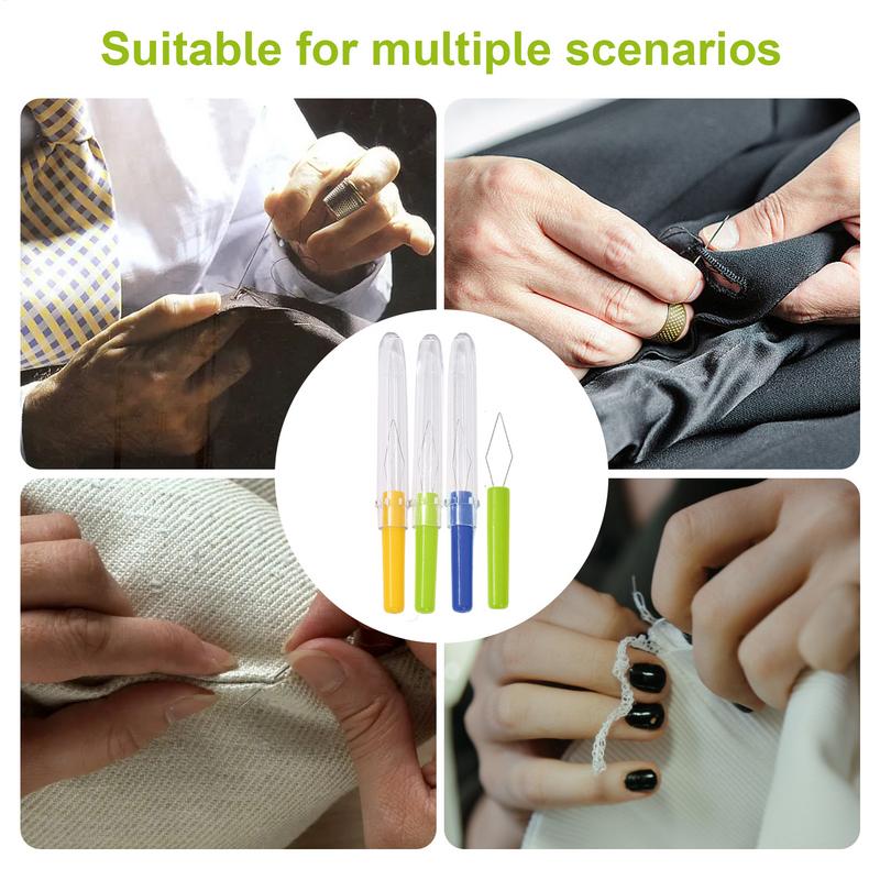3PCS Quickly Auto Needle Threader Portable Sewing Handmade DIY Sewing Tools Accessories Plastic Needle Changer For Old People