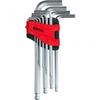 Set of Long L-shaped Hex Keys with Ball Head - Ks Tools - 10pcs