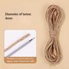 20M Natural Sisal Rope for Cat Tree DIY Scratching Post Toy Wear Resistant Furniture Handmade Ropes Cat Scratchers Accessories