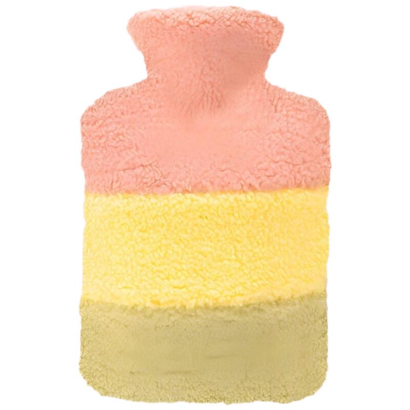 

Lexueer Three-Color Patchwork Hot Water Bottle