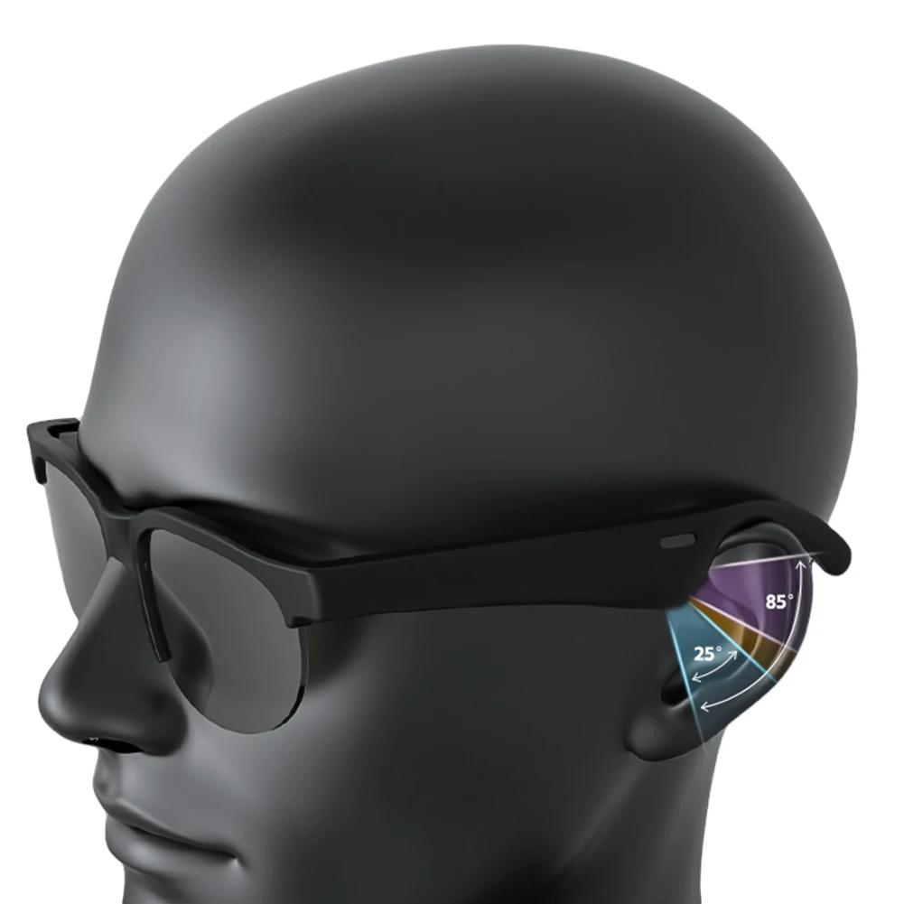 AI Intelligent Translation Glasses Bluetooth-Compatible 5.4 Earphone Glasses Music Sunglasses Wireless Headset for Men and Women