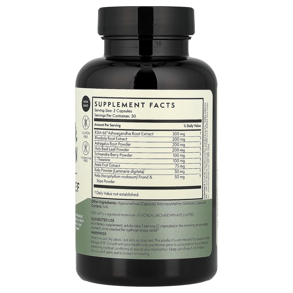 iHerb Terra Origin Stress Relief Capsules, 60 Count