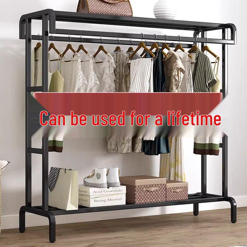 Vertical Clothes Drying & Coat Rack for Balcony or Bedroom