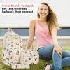 Student Backpack Travel Double Backpack Pencil Case Small Bag School Bag Three-piece Set