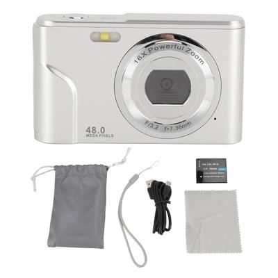 1080P Digital Camera for Kids Adults 48MP Vlogging Camera with 16X Digital Zoom 2.4 Inch IPS