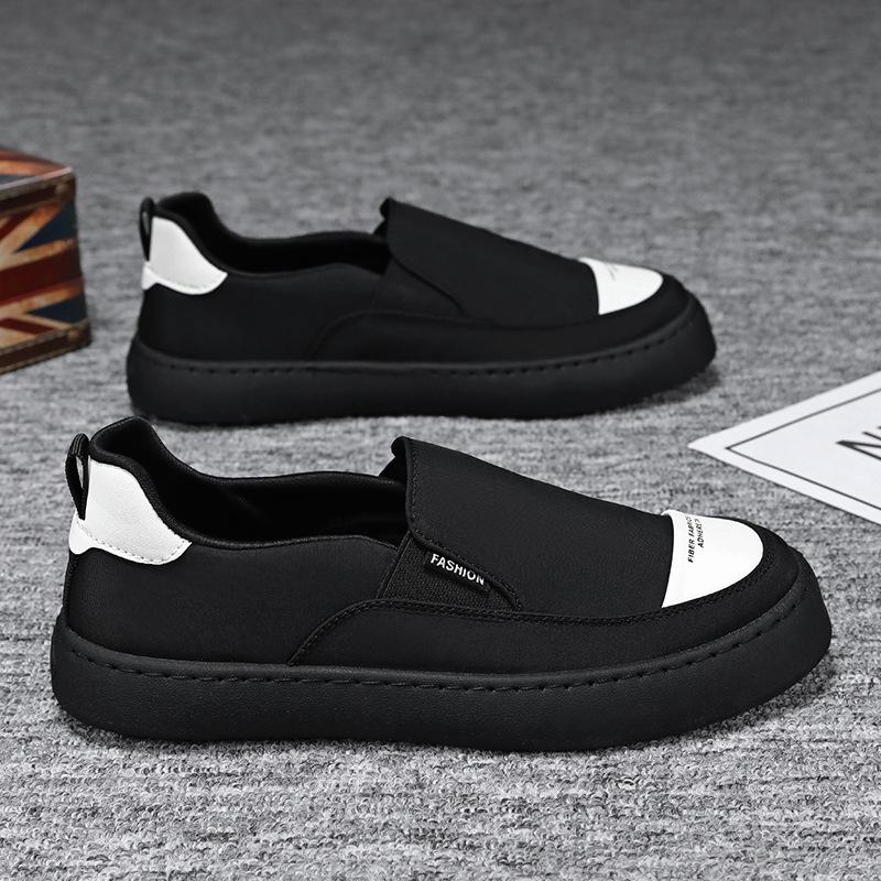 

Doudou shoes men s breathable summer one-pedal lazy shoes casual shoes light and versatile fashion color matching driving loafers 39