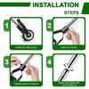 Adjustable Handle Garden Edging Tool Stainless Steel Grass Trimmer Lawn Edger  Lawn Maintenance