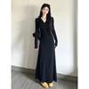 Wear and match a complete set of high-end black sweater dresses, children's autumn clothes, and new long dresses.