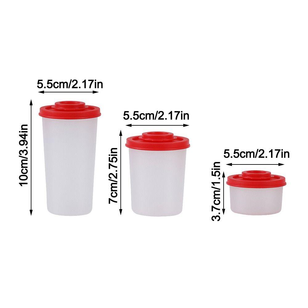 Plastic Seasoning Jar Mini Spice Container Durable Salt and Pepper Spice Shaker  Salt Pepper Sugar