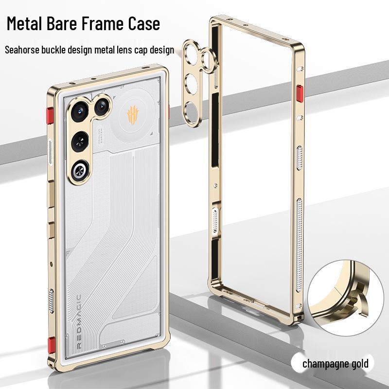 

Red Magic 11 Air Exclusive Phone Case: Metal Frame, Seahorse Buckle, Heat Dissipation, Supercar Design Red Magic 11 Air