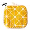 Geometric Pattern Pot Holders Holder And Glove Set Heat Resistant Anti-scald Cooking Gloves High Temperature Thick Cotton Oven Mitts Nordic