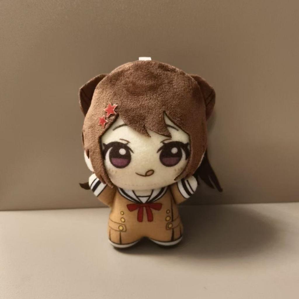 Anime Bang Dream Toyama Kasumi Plush Doll Pendant 10Cm Fans Collect Body Kasumi Toyama Plusie Toy Holiday Birthday Gifts