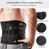Lower Back Brace with 6 Stays Anti-skid Orthopedic Lumbar Support Breathable Waist Support Belt for Gym Pain Relief