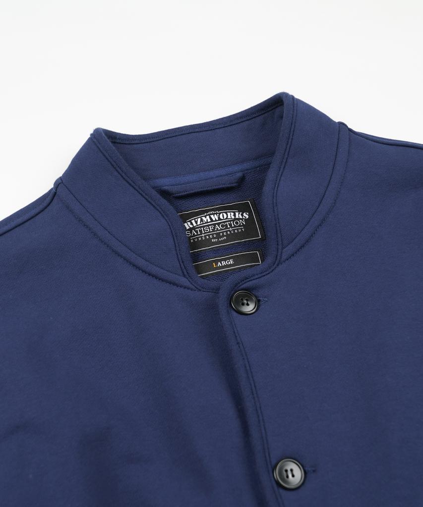 Frizmworks Varsity Sweat Cardigan _ Navy