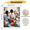 Disney Mickey Mouse sleep art painting kit handmade diy gift home decoration, cozy bedroom wall decor for relaxing vibes artistic craft