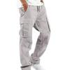 2023 Summer Men's Cargo Pants with Drawstring & Multi-Pockets - Casual Long Style
