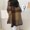 Women's Plaid Loose Long Sleeve Button-Up Shirt - 2024 Autumn Fashion Top