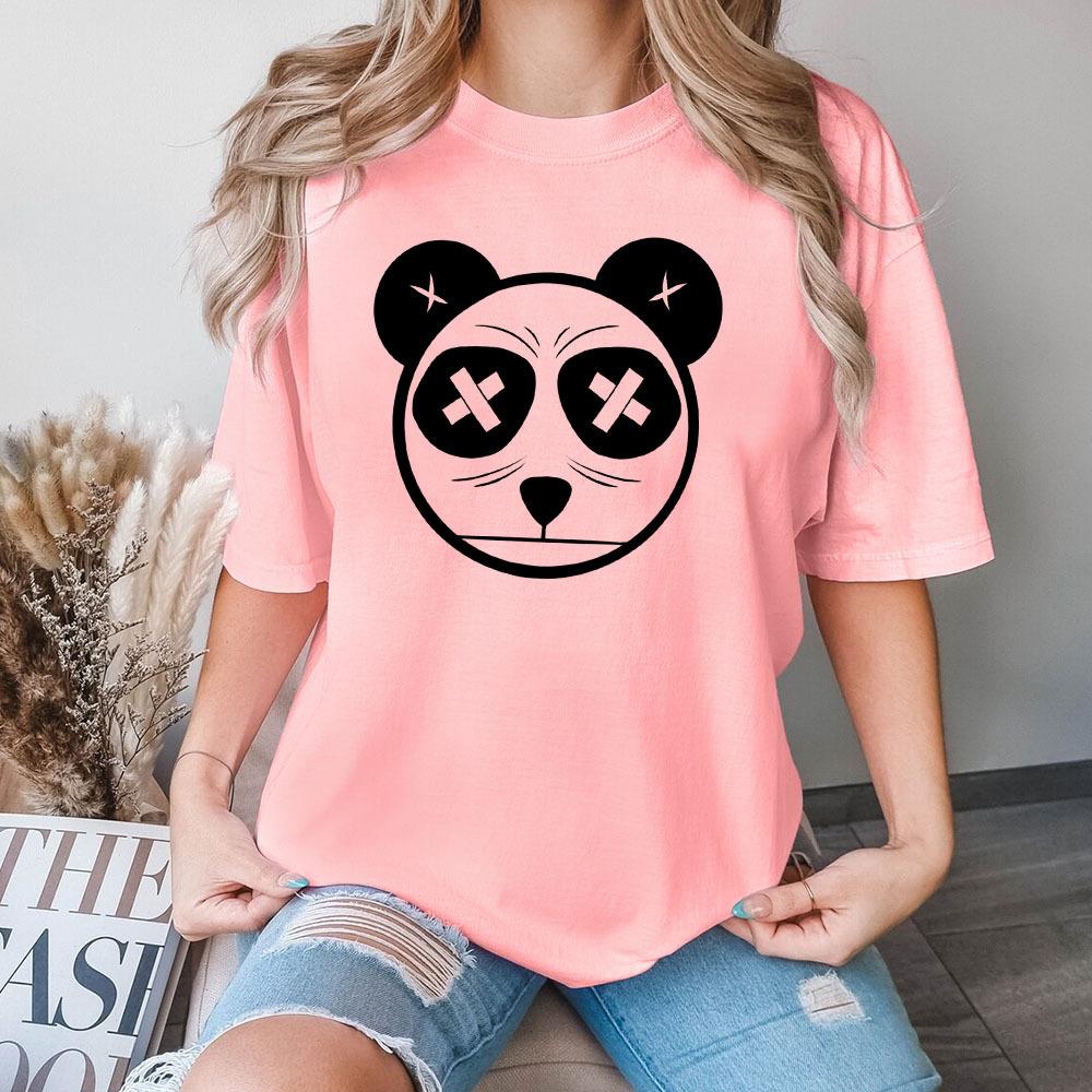 Fashion Printed Cartoon Short Sleeve Casual Loose Top Crew Neck T-Shirts Women’s