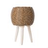 Practical Miniature Garden Accessories Flower Pot Container Holder Combining Functionality And Stylish Woven Appearance 55KF