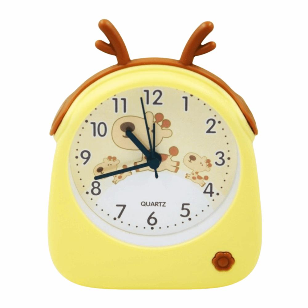 New Cute Animal Alarm Clock Cartoon Candy Colored Desk Clock Multi-scene Battery Operated Table Clock Bedroom Decoration