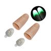 2Pcs PVC Party Magic Light Up Glow Thumbs Fingers Trick Appearing Light Close Up 