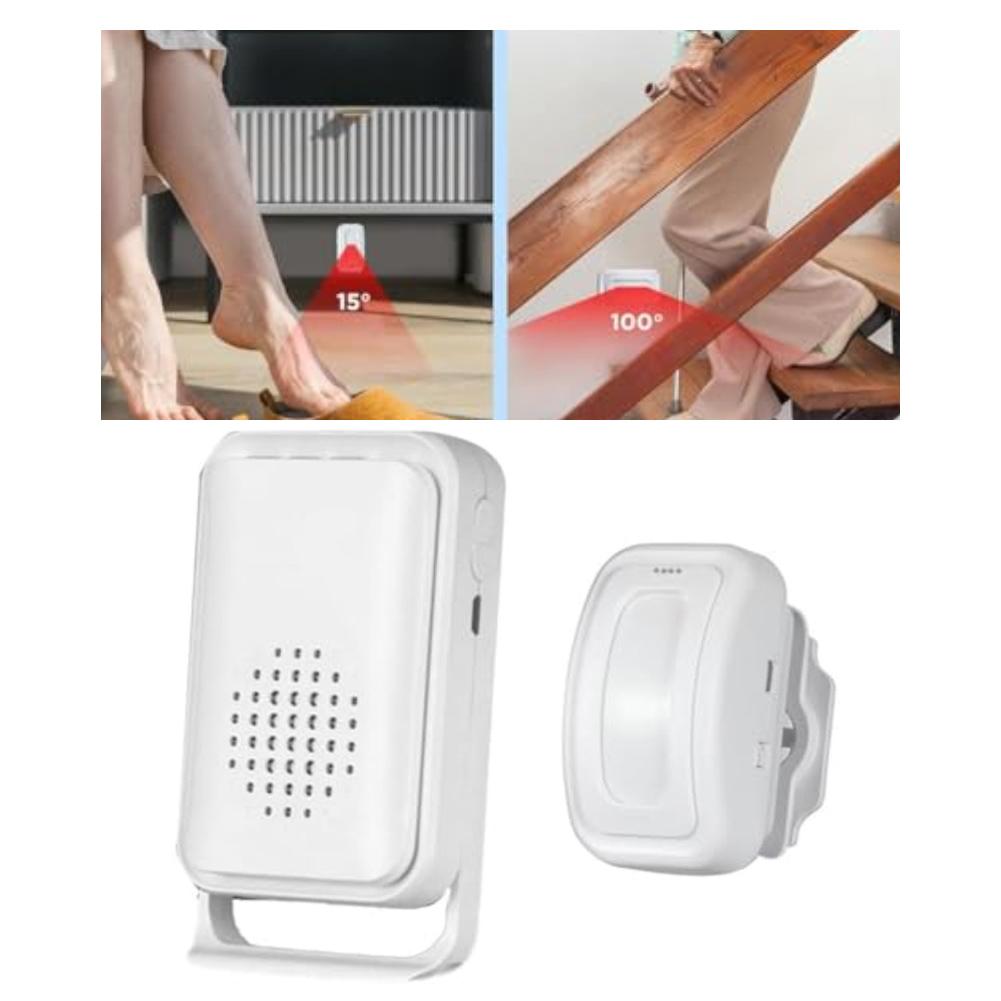 Smart Doorbell Sensor Wireless Electronic Doorbell Smart Vibration Reminder Store Welcome Welcome Device Smart Sensor System