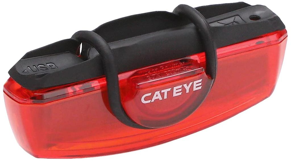 CatEye RAPID X Rücklicht für Sicherheit, USB-Licht, Wiederaufladbar, TL-LD700-R (Fahrrad Licht)