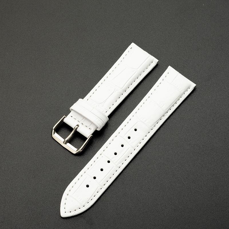Genuine Leather Watch Strap with Pin Buckle - Cowhide Watch Band for Men and Women AVE