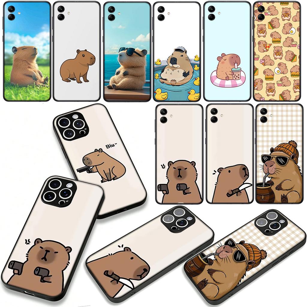 Capybaras Cover Phone Case for Xiaomi Redmi Note 14 12 13 ProPlus A3 Pro Plus 12C 13C 14C 5G