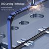 Ultra-Thin Metal Frame Anti-Fall Case for Apple 17 Pro Max & 15 - Aluminum Alloy