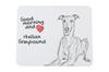 Italian Greyhound, Italian Sighthound - Mouse Pad with Print, Personalized Dog-themed Mouse Pad, Unique Gadget for an Office Worker by Art-Dog Brand