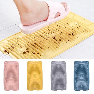 Laundry Board Foldable Non-slip Suction Silicone Portable Folding Dirty Clothes Washing Board Daily Use