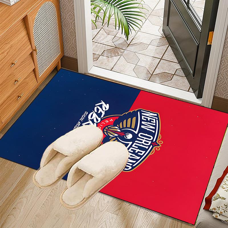 Orleans Pelicans Rebrand Rug Office Carpet Non-Slip Mat, Chair Rug Floor Covering for Gaming, Bedroom, Living Room , Home Decor Christmas Gift