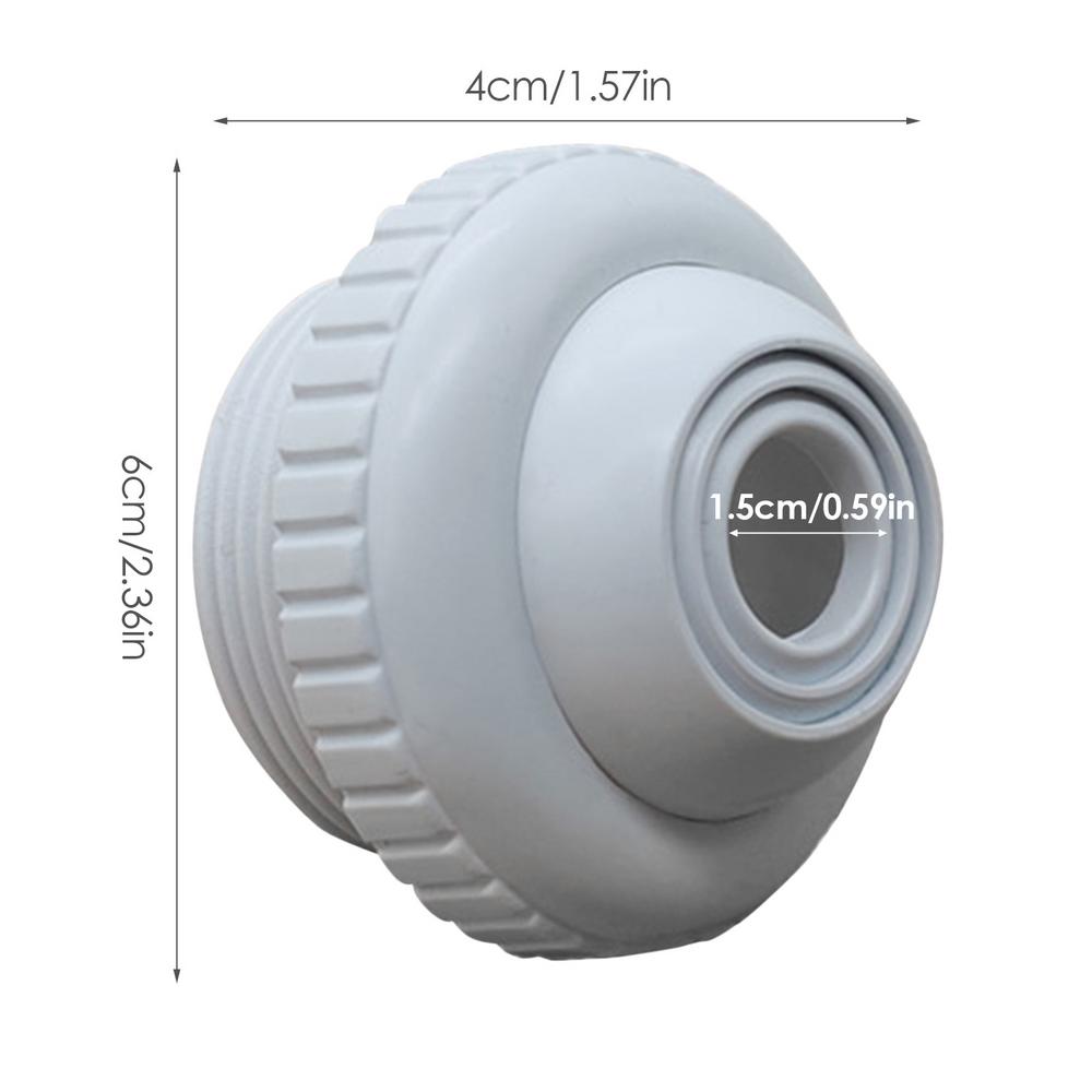 

Массажная форсунка для бассейна, возвратный фитинг, изготовленный из материала POM, с регулируемым и вращающимся соплом-глазком