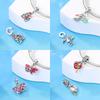 Exquisite Skull Man Castle Blood Night Butterfly Fantasy Pendant Copper Charms Fit Original Bracelet Women Diy Jewelry Gift