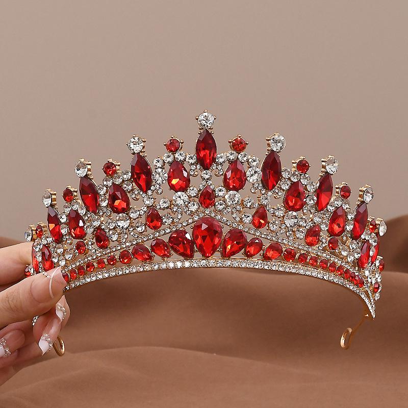 Baroque Crystal Bridal Crown and Hair Accessories Set